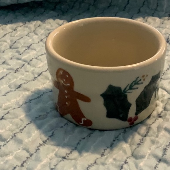 Hartstone Other - COPY - Hartstone Pottery USA Gingerbread Mannand Holly Ramekin
